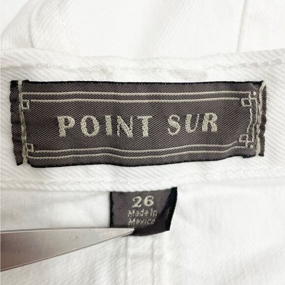 J. Crew Point Sur White Shoreditch Straight Jeans Preppy Coastal Women’s Size 26 - Picture 9 of 15